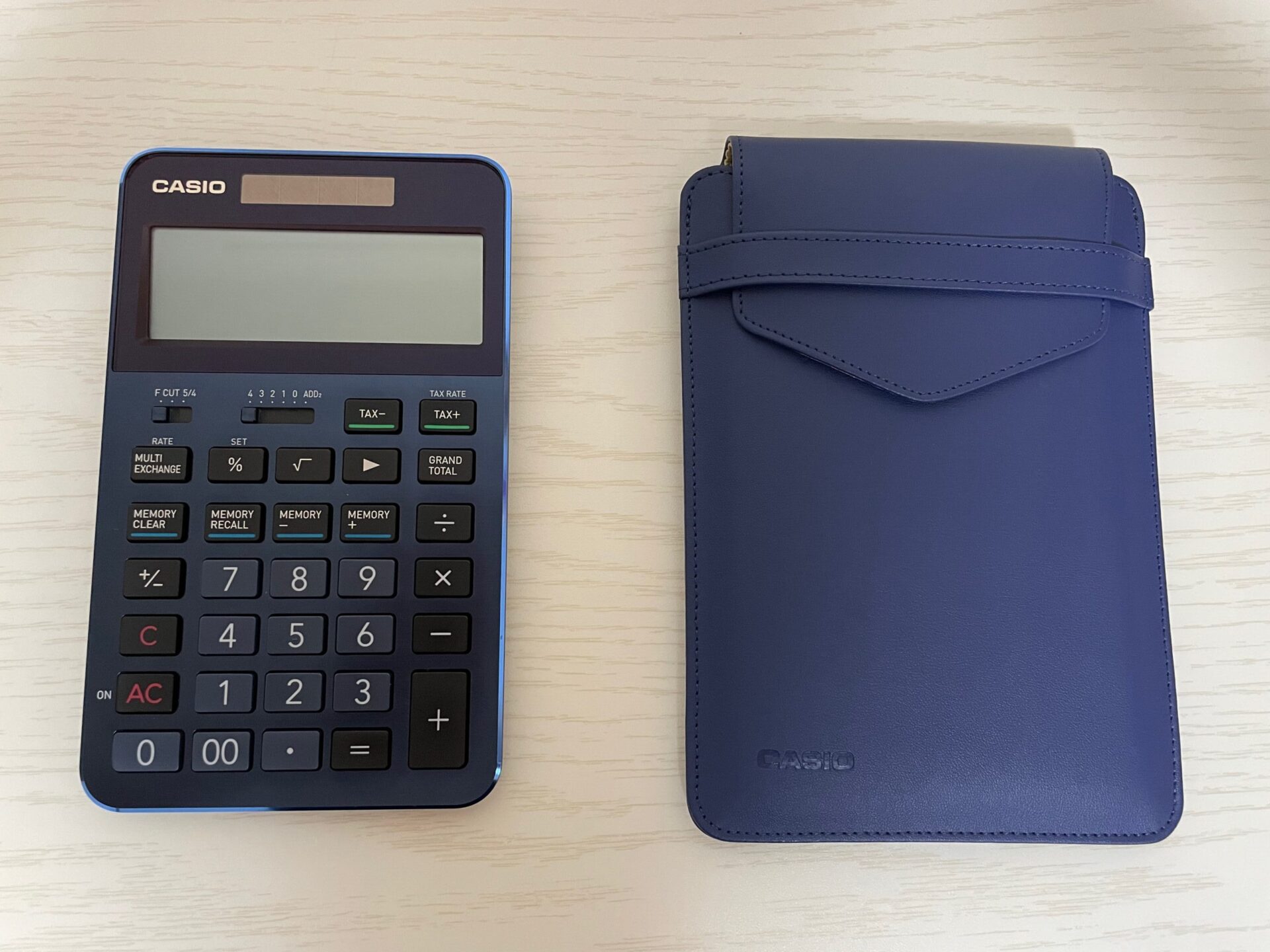 CASIO電卓S100ブルー - 事務用品